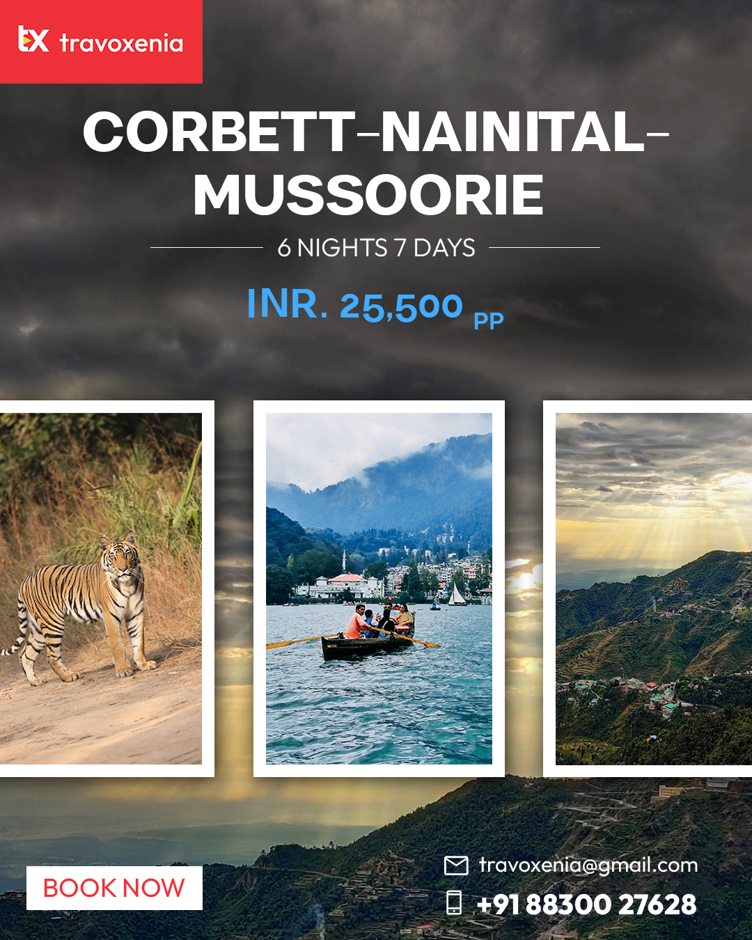 NAINITAL-CORBETT-MUSSOORIE 7N8D