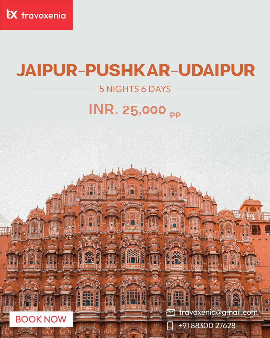 JAIPUR - PUSHKAR - UDAIPUR