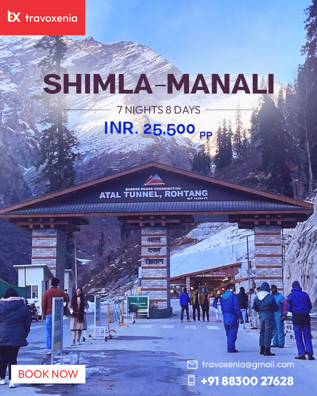SHIMLA MANALI 7N8D
